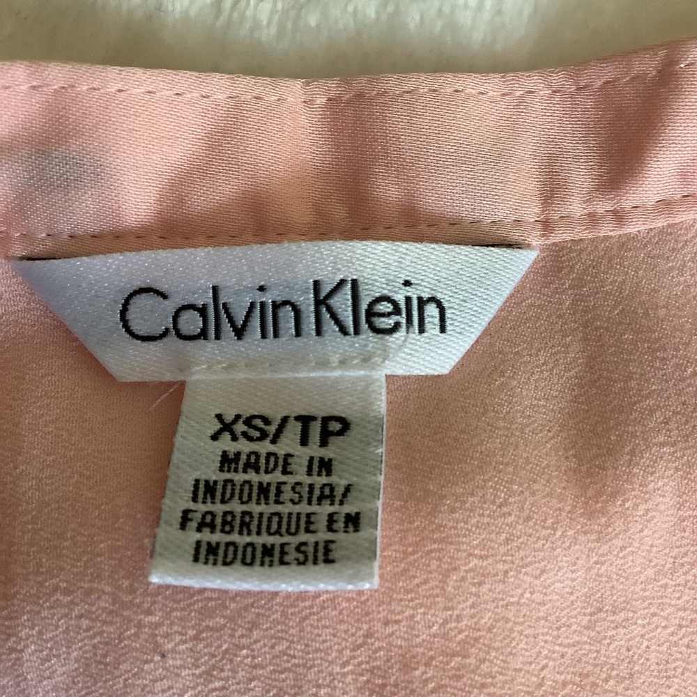 Calvin Klein Light Pink Blouse (XS) - Picture 2 of 12